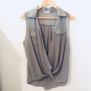 Tobi Cross Front Blouse